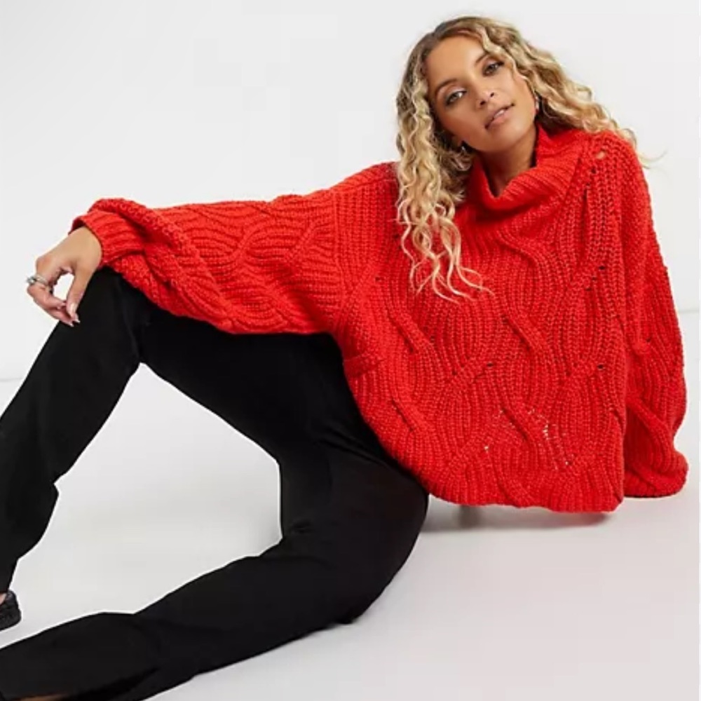 Free people seasons change sweater M